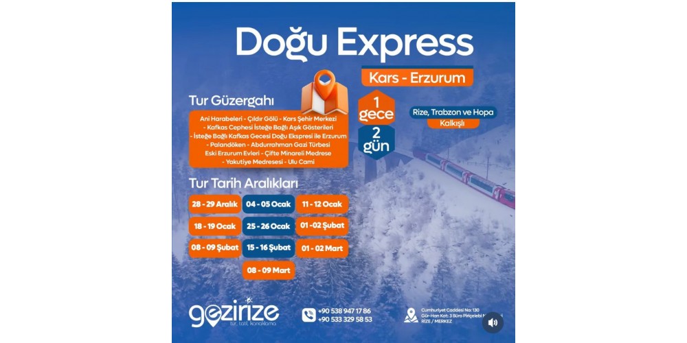 DOĞU EKSPRES TURU
